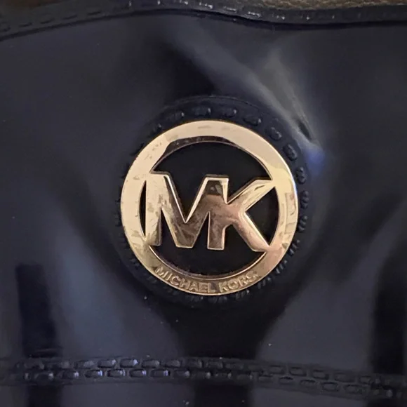 Michael Kors Shiny Black Tall Boots - Picture 2 of 5